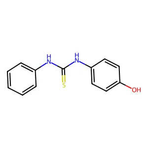 N-(4-Hydroxyphenyl)-N'-phenylthiourea structure