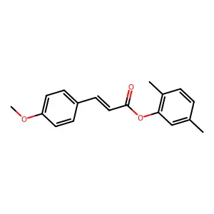 (2,5-Dimethylphenyl) 3-(4-methoxyphenyl)prop-2-enoate structure