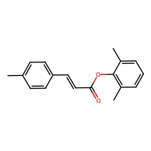 (2,6-Dimethylphenyl) 3-(4-methylphenyl)prop-2-enoate structure