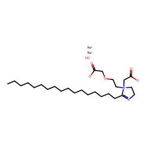 Disodium stearoamphodiacetate structure