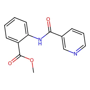 Methyl 2-(pyridine-3-carbonylamino)benzoate structure