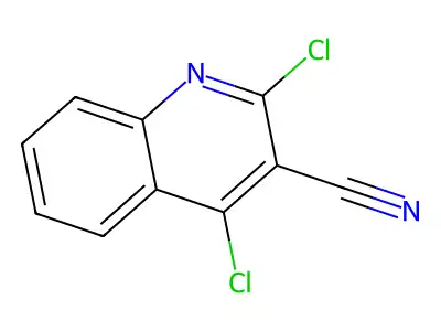 2,4-Dichloroquinoline-3-carbonitrile structure