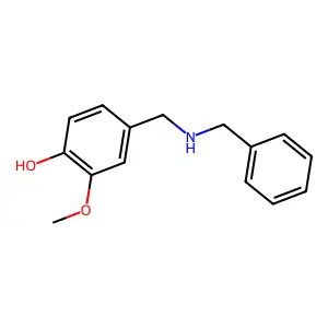 4-((Benzylamino)methyl)-2-methoxyphenol structure