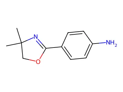 4-(4,4-Dimethyl-4,5-dihydro-1,3-oxazol-2-yl)aniline structure