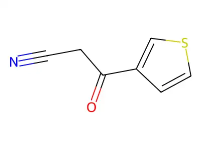 3-Oxo-3-(thiophen-3-yl)propanenitrile structure