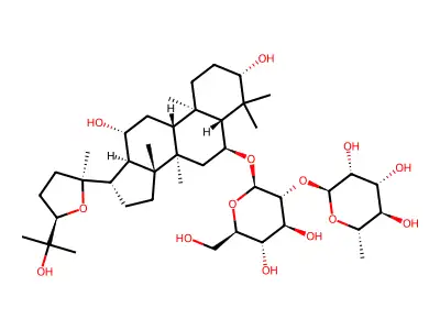 Pseudoginsenoside F11 structure