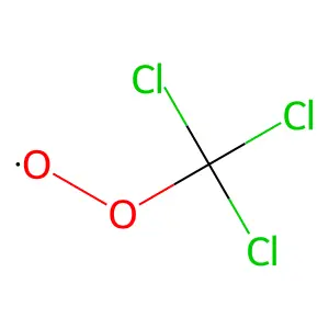 Trichloro(hydroperoxy)methane structure