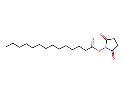 N-Succinimidyl Tetradecanoate structure
