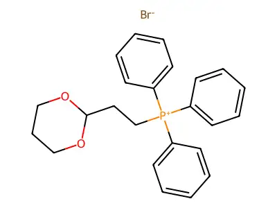 2-(1,3-Dioxan-2-yl)ethyltriphenylphosphonium bromide structure