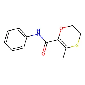 1,4-Oxathiin-2-carboxamide, 5,6-dihydro-3-methyl-N-phenyl- structure