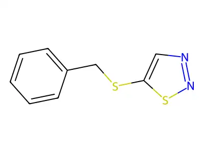 5-Benzylsulfanyl-[1,2,3]thiadiazole structure