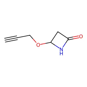 2-Azetidinone, 4-(2-propynyloxy)- structure