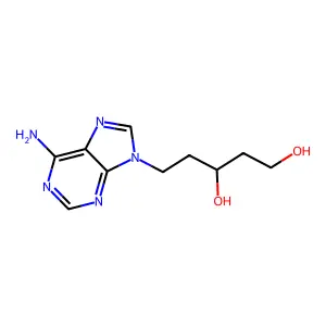 5-(6-Aminopurin-9-yl)pentane-1,3-diol structure