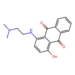 9,10-Anthracenedione, 1-((2-(dimethylamino)ethyl)amino)-4-hydroxy- structure