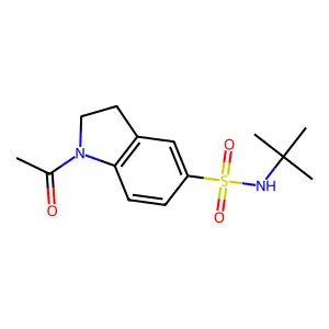 1-Acetyl-5-{[(tert-butyl)amino]sulfonyl}indoline structure
