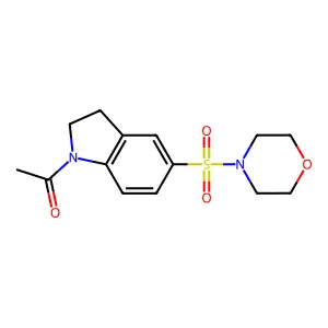 1-Acetyl-5-(morpholin-4-ylsulfonyl)indoline structure