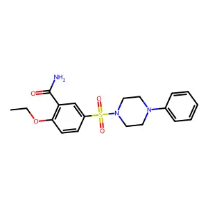 2-Ethoxy-5-(4-phenylpiperazin-1-yl)sulfonylbenzamide structure