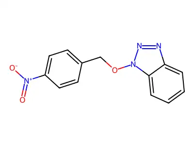 1-[(4-Nitrophenyl)methoxy]benzotriazole structure