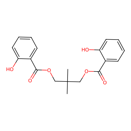 2,2-Dimethyl-1,3-propanediyl disalicylate structure
