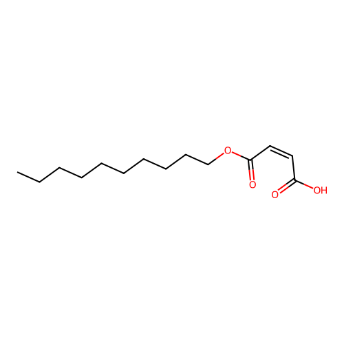1-Decyl (2Z)-2-butenedioate structure