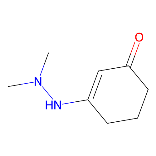 3-(2,2-Dimethylhydrazinyl)cyclohex-2-en-1-one structure