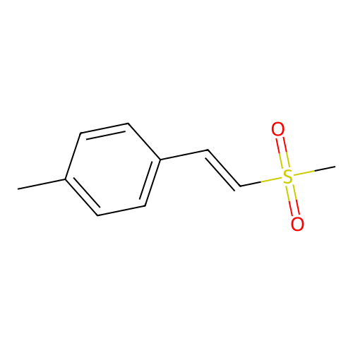 2-(p-Methylphenyl)vinylmethylsulfone structure