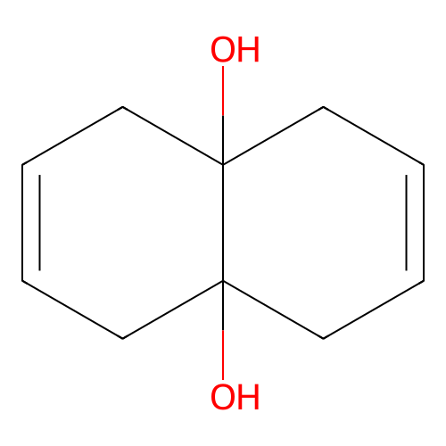 1,4,5,8-Tetrahydronaphthalene-4a,8a-diol structure