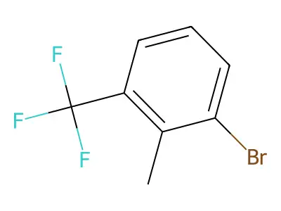 1-Bromo-2-methyl-3-(trifluoromethyl)benzene structure