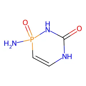 2-Amino-2-oxo-1,5-dihydro-1,5,2lambda5-diazaphosphinin-6-one structure