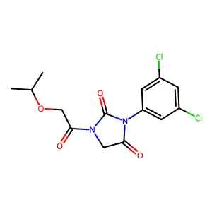 2,4-Imidazolidinedione, 3-(3,5-dichlorophenyl)-1-((1-methylethoxy)acetyl)- structure