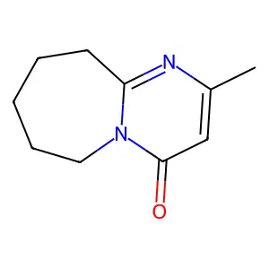 2-methyl-7,8,9,10-tetrahydropyrimido[1,2-a]azepin-4(6H)-one structure