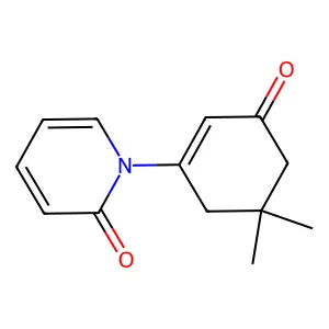 1-(5,5-Dimethyl-3-oxocyclohex-1-en-1-yl)pyridin-2(1H)-one structure
