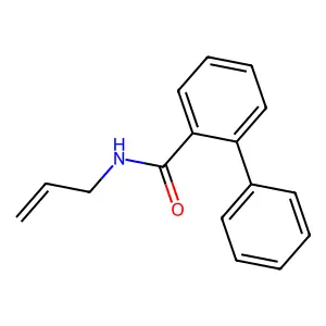 2-phenyl-N-prop-2-enylbenzamide structure