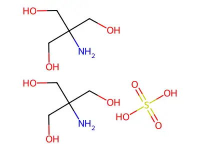 (2-Hydroxy-1,1-bis(hydroxymethyl)ethyl)ammonium hydrogen sulphate structure