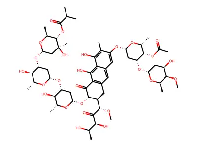 Chromomycin A2 structure