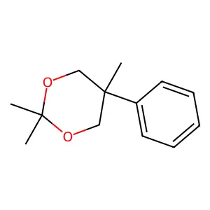 1,3-Dioxane, 2,2,5-trimethyl-5-phenyl- structure