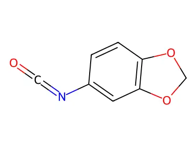 5-Isocyanato-1,3-dioxaindane structure