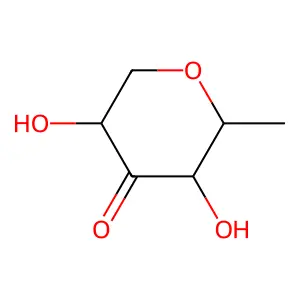 4H-Pyran-4-one, tetrahydro-3,5-dihydroxy-2-methyl- structure
