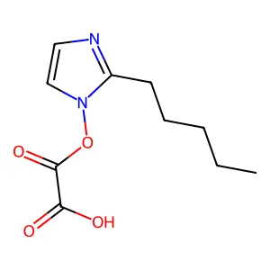 草酸2-戊基-1-咪唑酯 structure