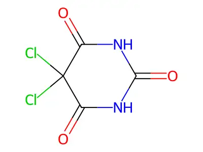5,5-Dichlorobarbituric acid structure