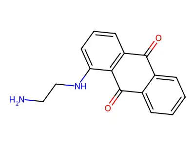 1-(2-Amino-ethylamino)-anthraquinone structure