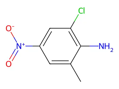 2-Chloro-6-methyl-4-nitroaniline structure