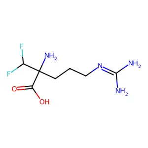 alpha-(Difluoromethyl)arginine structure