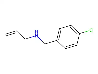 N-(4-chlorobenzyl)prop-2-en-1-amine structure