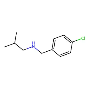 (4-Chlorobenzyl)isobutylamine structure