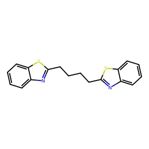2-[4-(1,3-Benzothiazol-2-yl)butyl]-1,3-benzothiazole structure