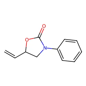 3-Phenyl-5-vinyl-1,3-oxazolidin-2-one structure