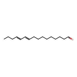 Hexadeca-10,12-dienal structure