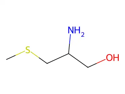 2-Amino-3-(methylsulfanyl)propan-1-ol structure