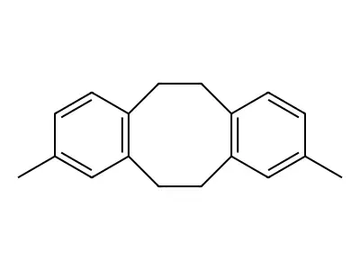 2,9-Dimethyl-5,6,11,12-tetrahydro-dibenzo(A,E)cyclooctene structure